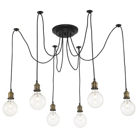 Trans Globe Cattail 9In. Pendant. PND-2031 AB/ROB